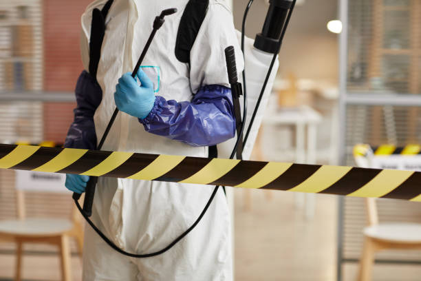 Professional Biohazard Cleanup technician working in Lake Odessa, MI